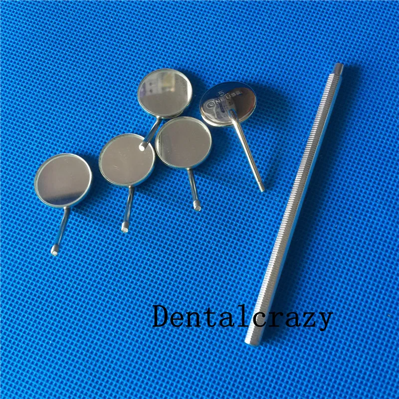 

Dental Mirror Handle with 5 x Mouth Mirror Magnifying No. 5#