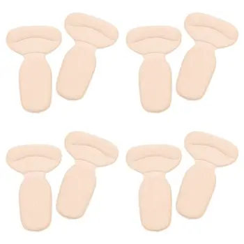 

4 Pairs Heel Grips Extra Strong Heel Stickers Shoe Heel Snugs Inserts Insoles Pads Foot Care Protector Beige