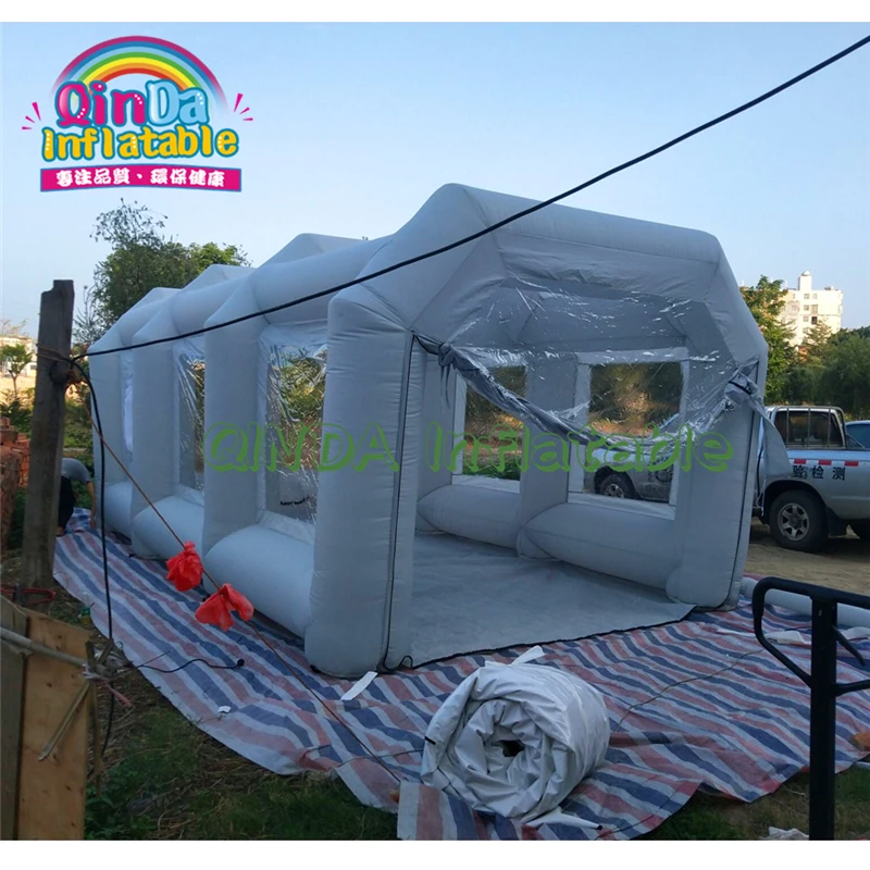  Inflatable Carport Garage inflatable spray paint booth for outdoor car painting portable inflatable