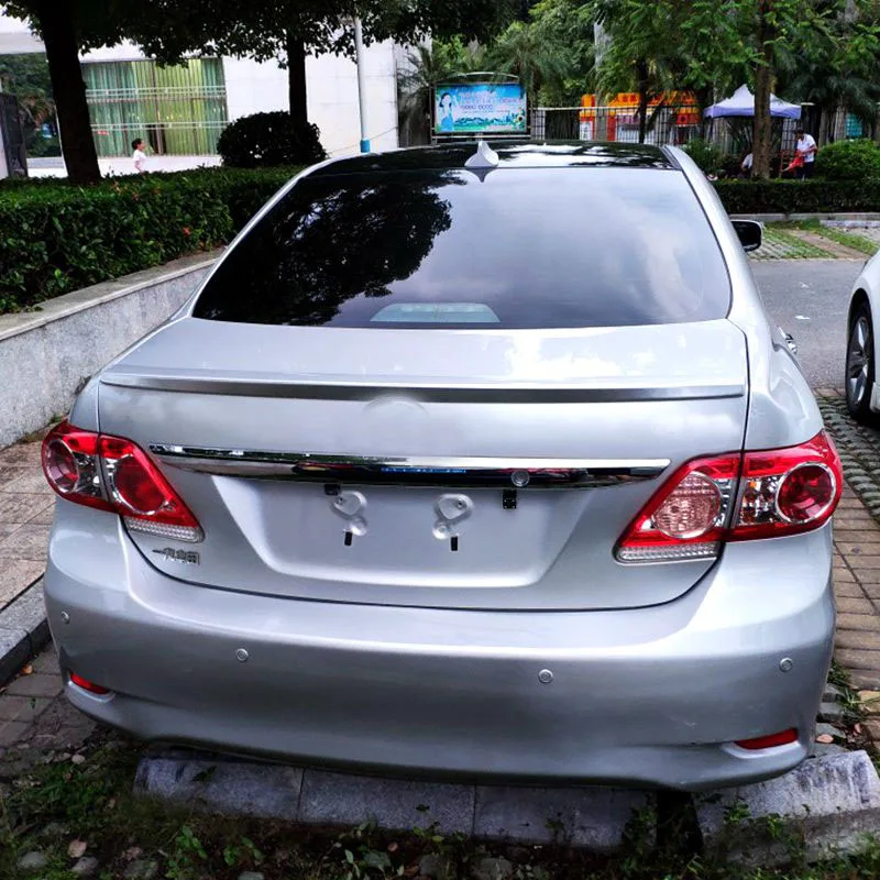 

UBUYUWANT For Toyota Corolla 2007-2013 Spoiler ABS Plastic Tail Trunk Lip Wing Rear Spoiler For Toyota Corolla