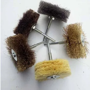 

Steel Polishing Wheels Wire Wheel BrushGrinding Wheel for Cleaning Rust Polishing Grinder Electric Rotary Tool