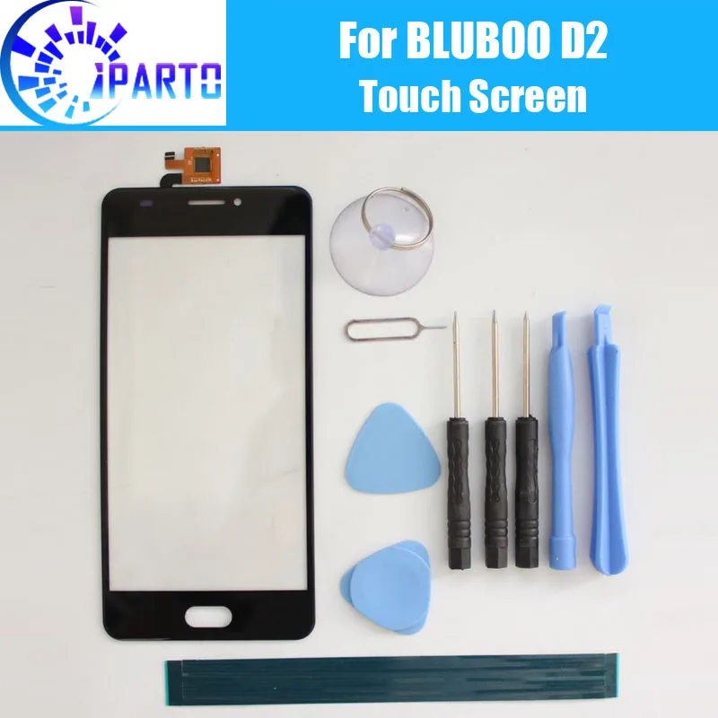 

BLUBOO D2 Touch Screen Panel 100% Guarantee New Original Glass Panel Touch Screen Glass For BLUBOO D2+Tools