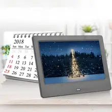 7 дюймов 16:9 800*480 HD широкоэкранная цифровая фоторамка электронный альбом AC100-240V цифровая фоторамка