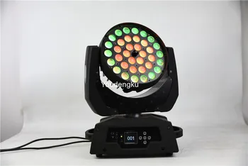 

6 pieces dj lights moving heads led 6in1 36 x 18w Ring Circle rgbwa uv 6in1 Led Moving Head Zoom Wash light