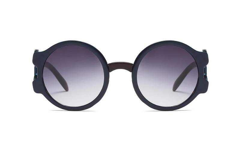 Стимпанк Круглые ретро солнцезащитные очки для мужчин и женщин Модные Оттенки UV400 Винтажные Очки 45666