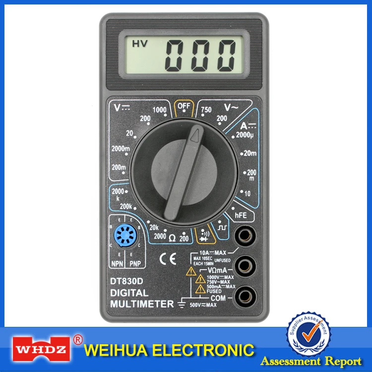 Цифровой мини мультиметр WHDZ с зуммером и защитой от перегрузки|digital multimeter with