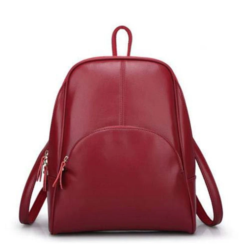 

Laamei Brand Backpack Women Solid Leather Laptop Backpacks School Student Bagpack Teenage Girls Backpacks 2018 New Female Bag