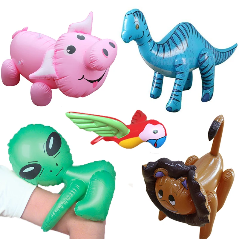 13 Style gonflable dinosaure flamant Animal jouets Zoo modèle filles garçons anniversaire fête de noël enfants cadeau ballons tigre singe