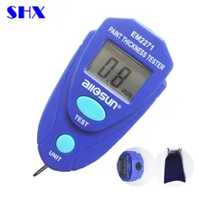 AllSun Digital Coating Thickness Gauge Car mini Paint Thickness Meter Paint Thickness tester Auto Coating Thickness