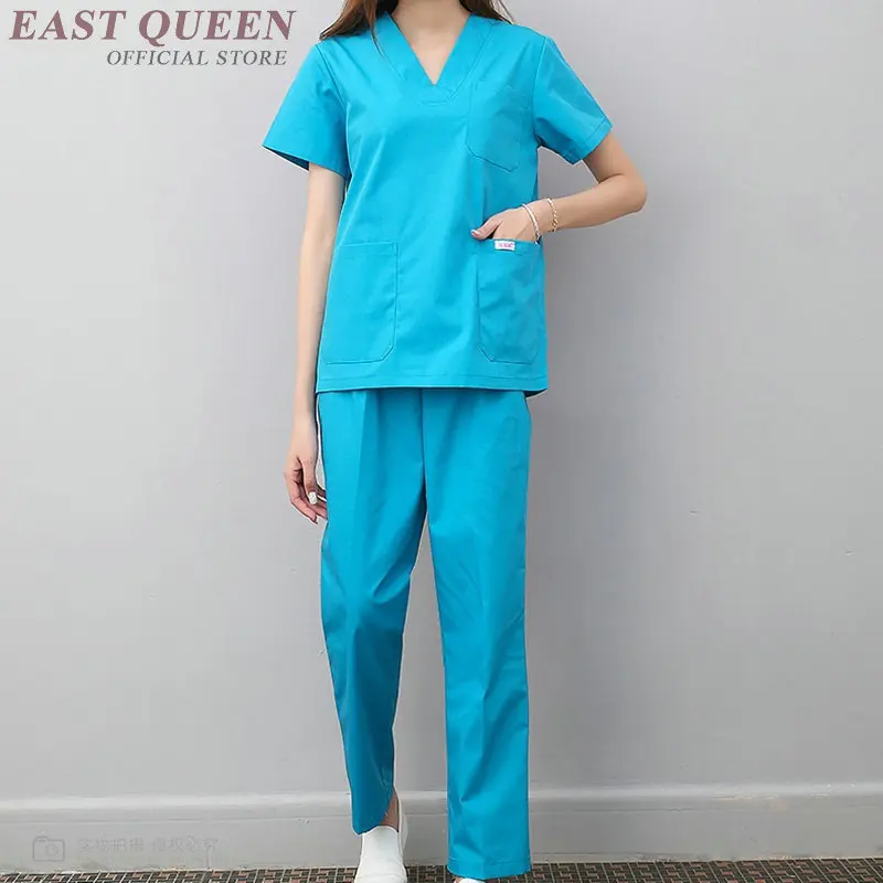 Хирургический костюм доктор униформа скраб набор медицинская одежда для больницы медицинский костюм одежда клиника хирургический костюм DD901 - Цвет: 6