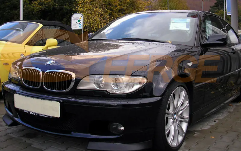 Для BMW 3 серии E46 кабрио купе 2004 2005 2006 ОТЛИЧНОЕ Ультра яркое освещение COB комплект светодиодов «глаза ангела»
