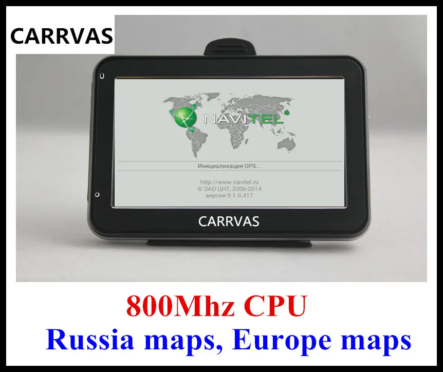 Хит продаж в России! 4 3 ''Автомобильный gps автомобильный навигатор 800Mhz cpu DDR 128 MB