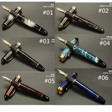 Jinhao X450 классический толстый корпус 1,0 мм изгиб перо каллиграфия ручка Высокое качество Металл перьевая ручка Роскошные чернила подарочные ручки для письма