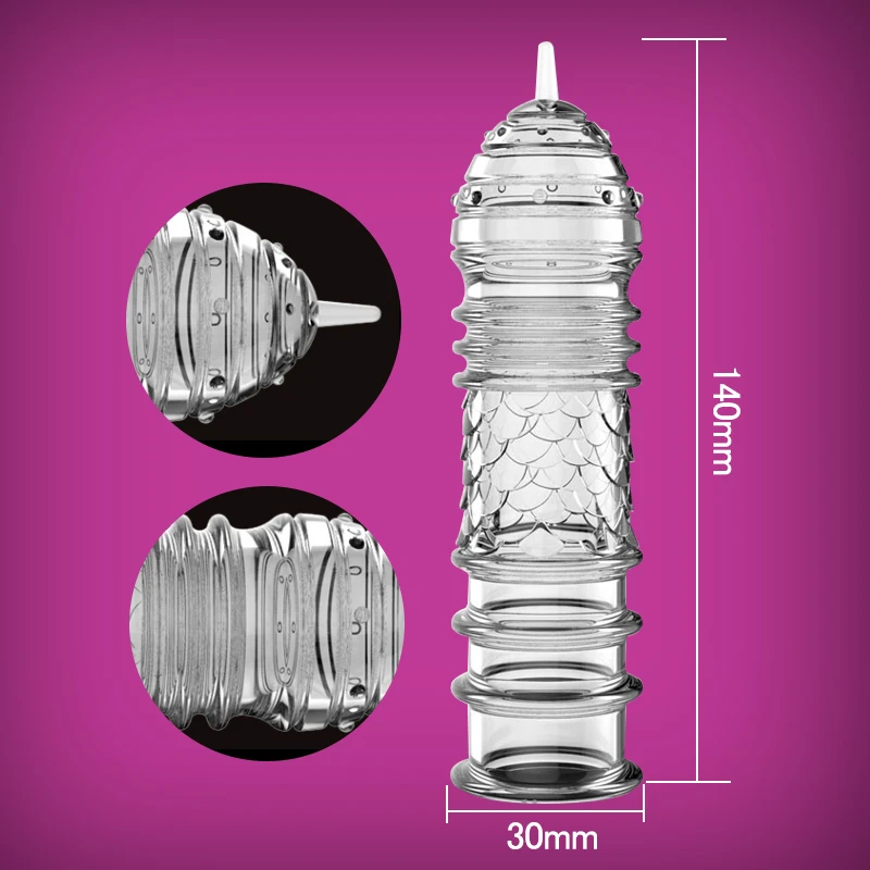 Насосные увеличители 4 шт. высококачественные кольца на пенис с кристаллами