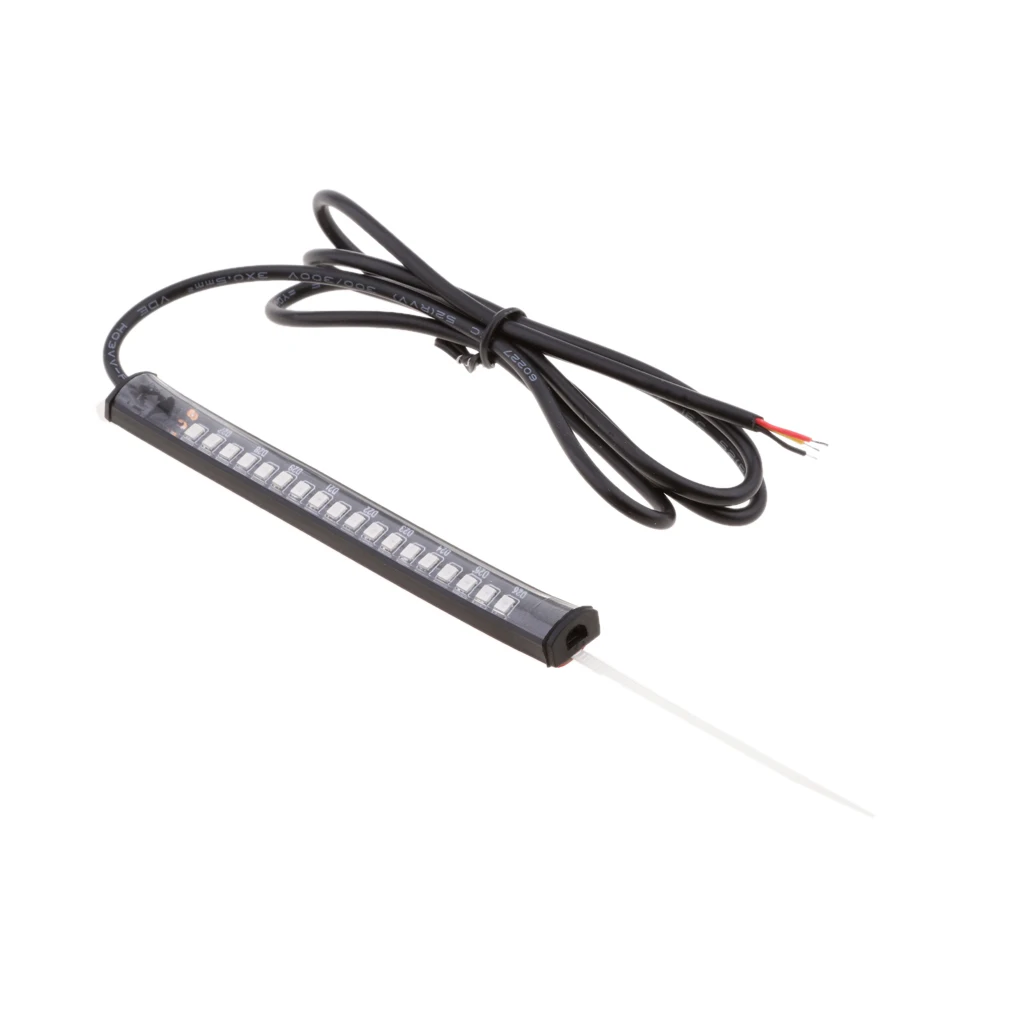 Motorcycle LED 39-41mm Fork Turn Signal Strip Kit Amber Lights LED Motorcycle Fork Turn Signal Kit