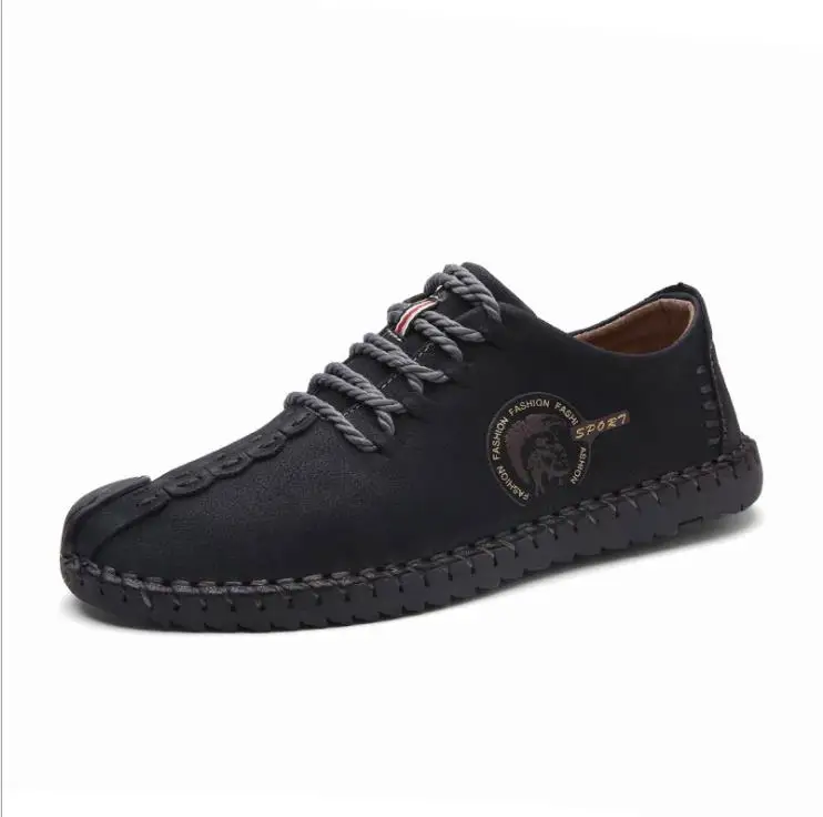 

Genuine Leather Men Casual Shoes Comfortable Fashion Footwear Soft Cowhide Male Man Shoes YY