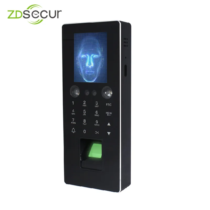 

2.8inch Fingerprint Facial Recognition Biometric Attendance Time Clock & Access Control Machine ZDF1