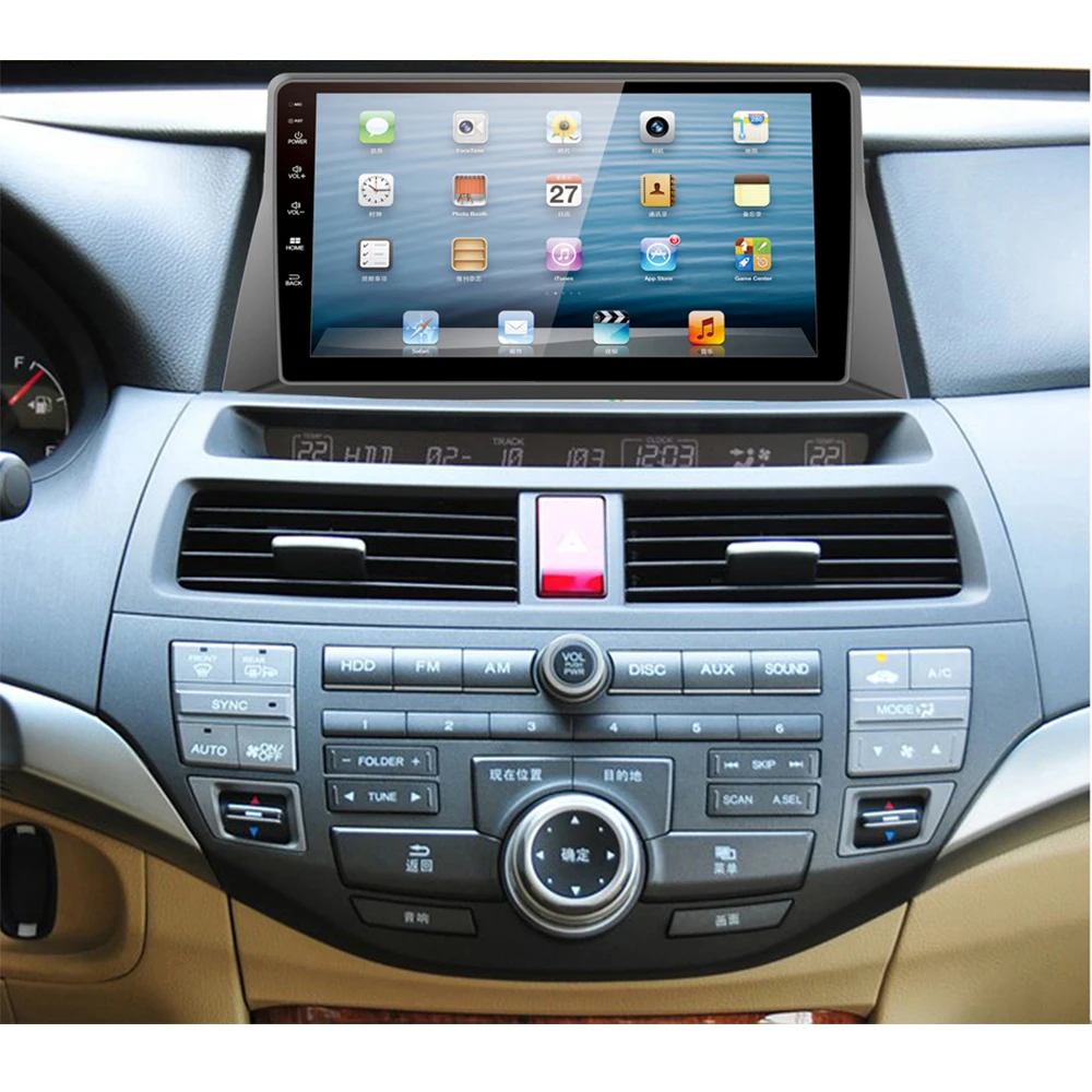 Best OZGQ 2din Android 7.1 Car Player For Honda Accord 8th/Inspire 2008-2012 Auto GPS Navigation Bluetooth RadioTV Audio Video Stereo 3