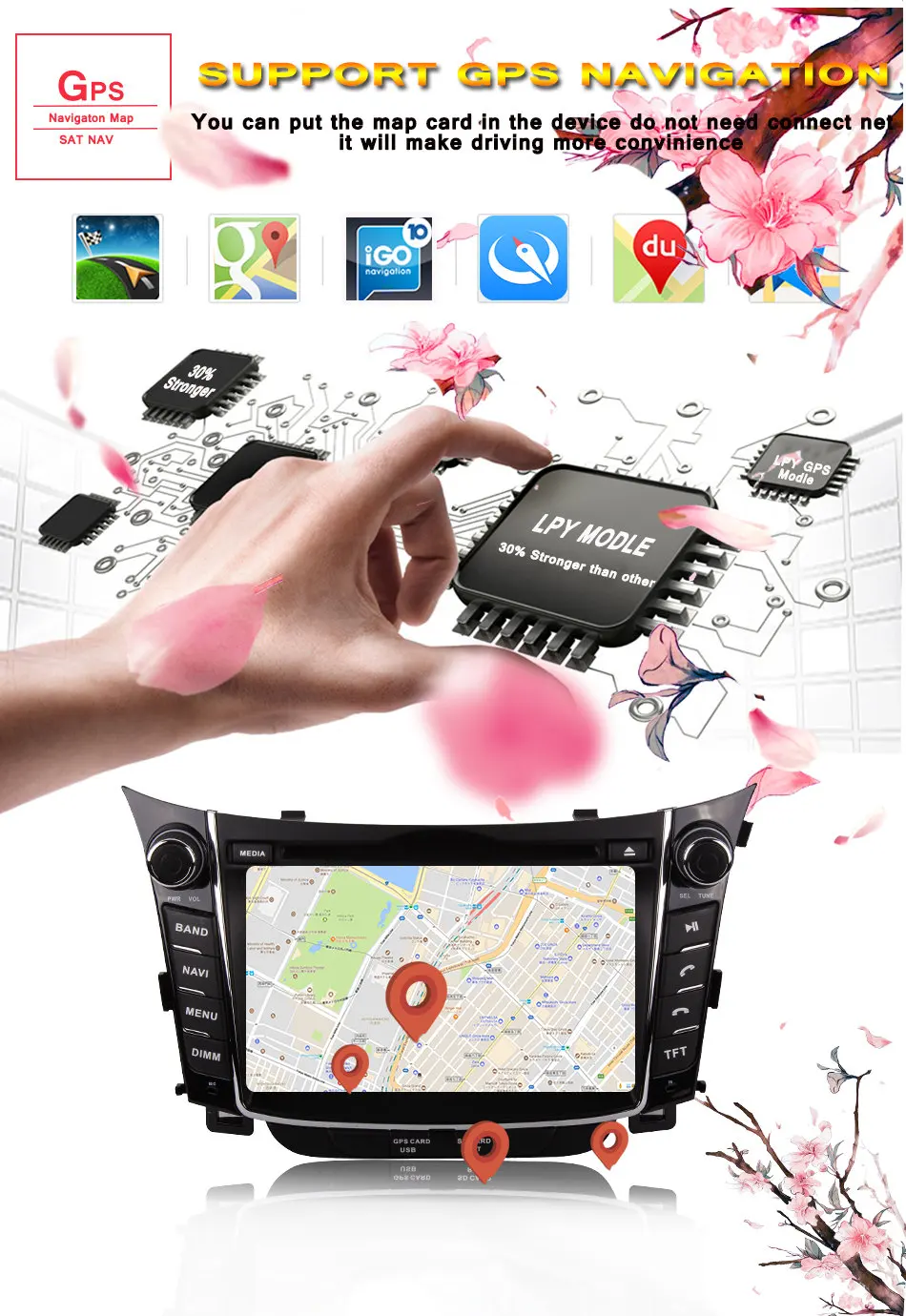 Flash Deal Octa Core Android 9.0 4GB RAM 64GB ROM DAB+ RDS Car DVD Player Radio Stereo GPS Navigation For Hyundai I30 2011-2016 head unit 6
