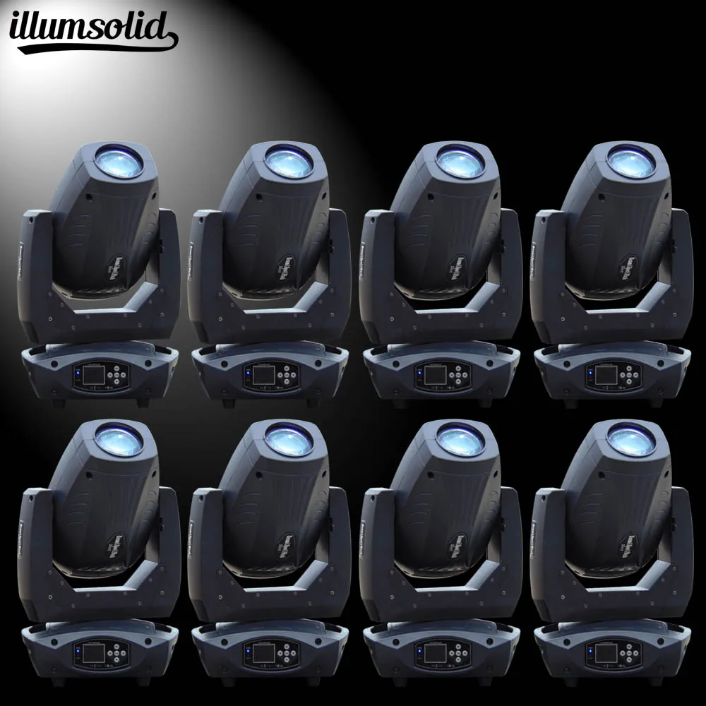 

8Pcs/lot 200W LED Spot Moving Head Light DJ 200W Beam gobo with 4face prism stage lights super bright lighting