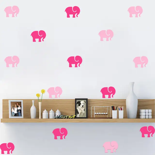 online shop cartoon mini elephant wall sticker kids room wall