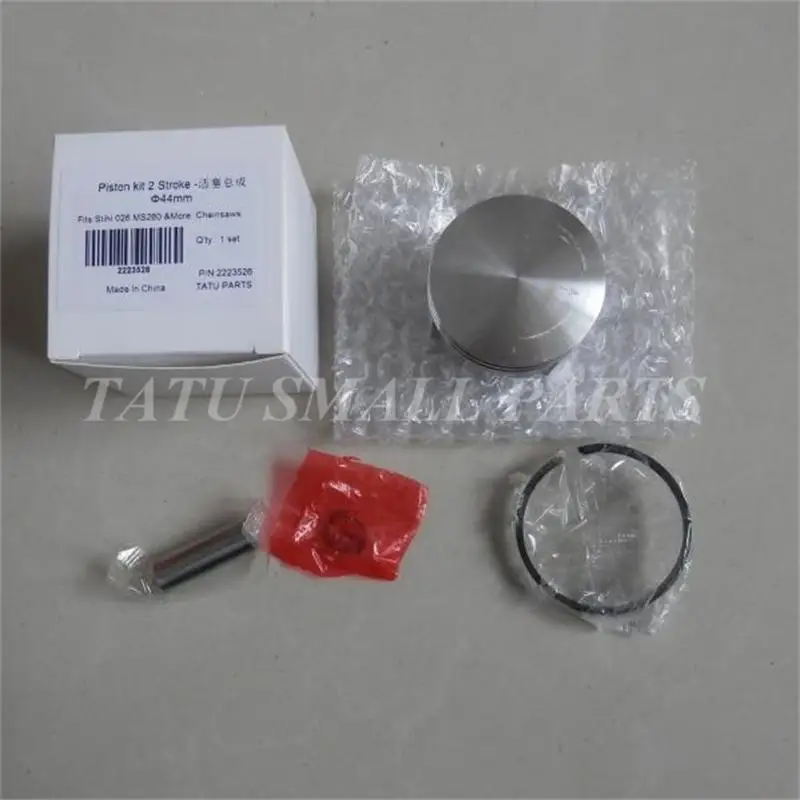 

44MM PISTON KIT FOR CHAINSAW 026 MS260 CYLINDER ASSMEBLY KOLBEN RINGS PIN CLIP ASSY REPL. P/N 1121 030 2001