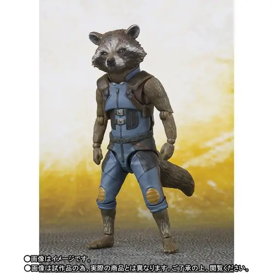 Оригинальные BANDAI SPIRITS Tamashii Nations S. H. Figuarts (СВЧ) Эксклюзивная Фигурка-ракета Енот "Мститель: Бесконечная война"