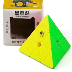 2018 Yuxin Magic Cube speed Classic Professional Pyramid Third-order Twist Puzzle волшебный куб наклейка детская игрушка