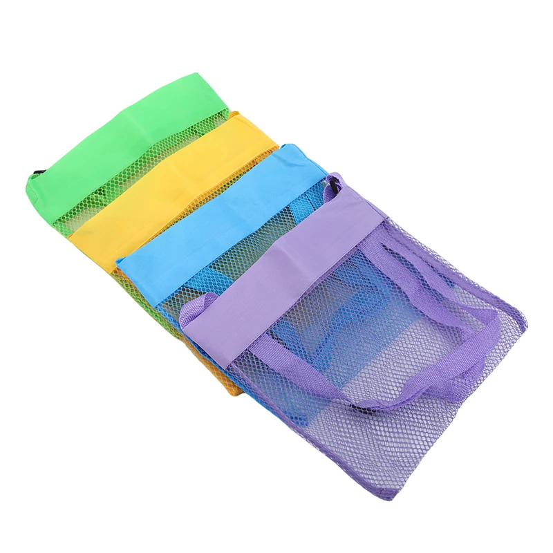 Fashion Beach Mesh Bag Pouch Kid/'s Children/'s Fun Toys Sea Shell Storage Bag
