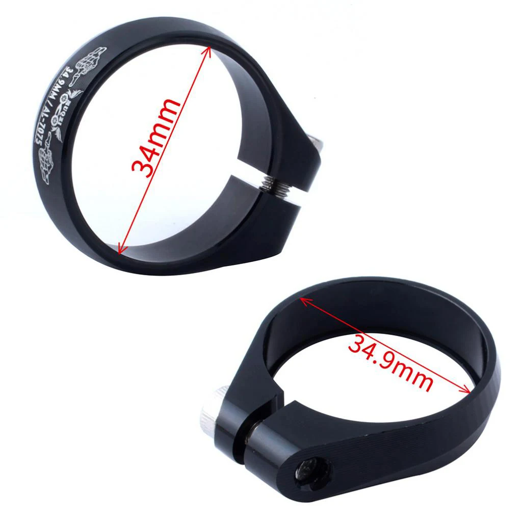 Ultralight Replacement SeatPost Clamp Mountain Road Bike Seat Post Tube Clip Bicycle Part 34.9 mm Black Red Blue Golden