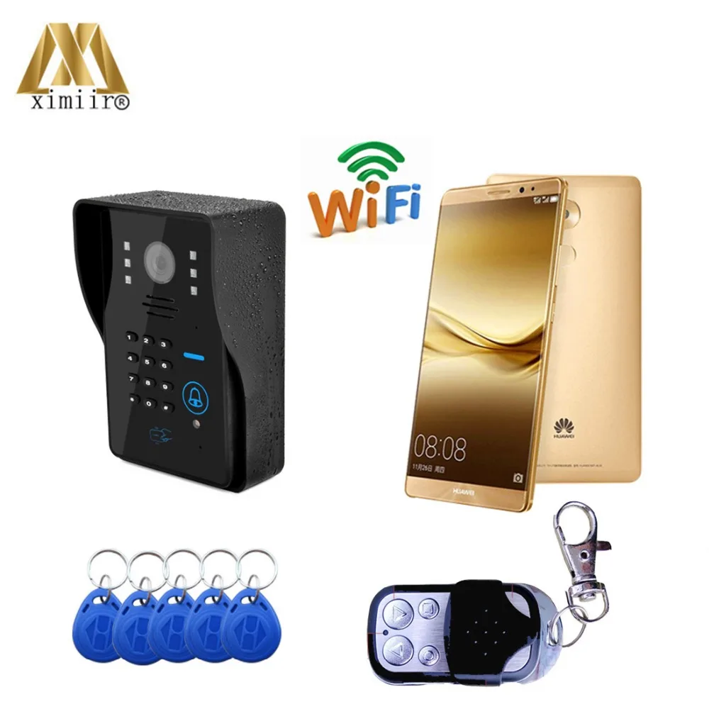 #*Cheap Good Quality TCP IP WIFI Video Door Phone With RFID Card Reader Access Control Systems Remote Control Door Bell WIFI1002MJIDS