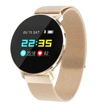 

Smart BP HR Bracelet Fitness Tracker Bluetooth Color Screen Heart Rate Blood Pressure Remote Control IP67 Waterproof Sport Watch