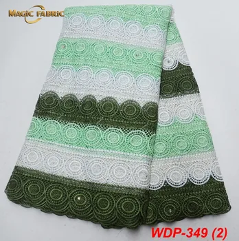 

African Lace Fabric Hot Sell New Arrival African Cord Lace With Stones High Quality Guipure Lace Fabric WDP-349