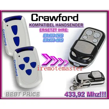 

2pieces Crawford remote EA433 2KS,EA433 4KS replacement garage door remote control opener very