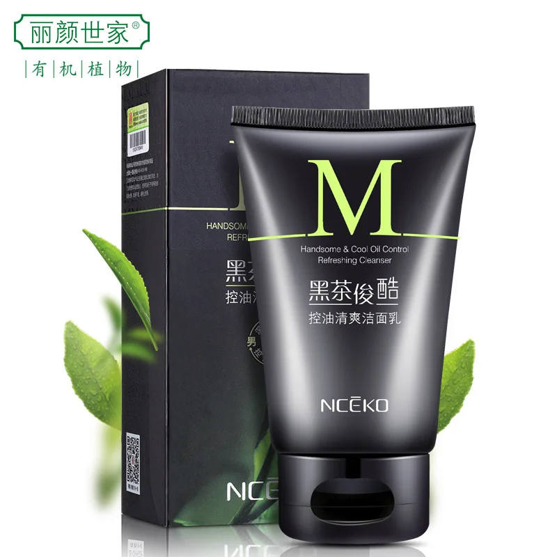NCEKO Men Face Cleanser Blackheads Oil Control Acne Treatement Skin
