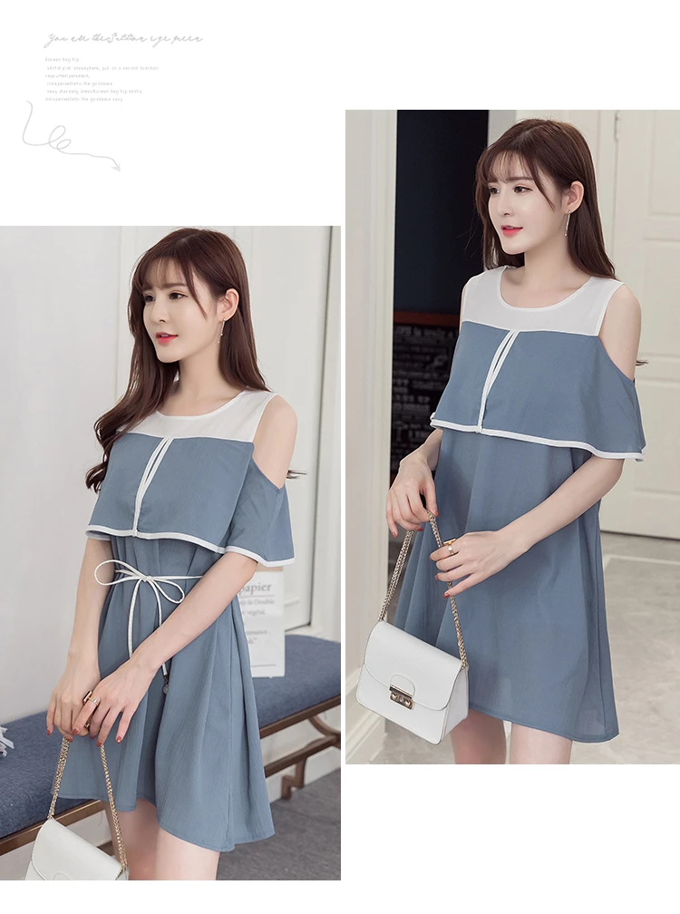 Loose Sling chiffon Maternity Dress Breastfeeding Clothes for Pregnant Women Summer Tank Clothing for Pregnancy 2018 Fashion (34)