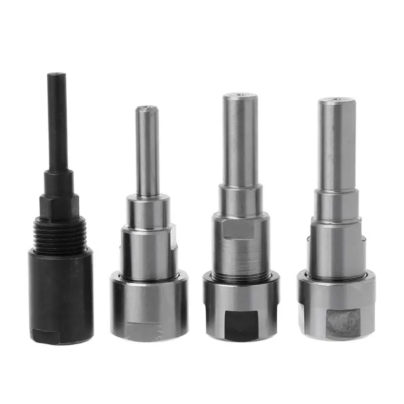 

1/4" 8mm 12mm 1/2" Shank Collet Holder Milling Router Bit Engraving Machine Extension Rod