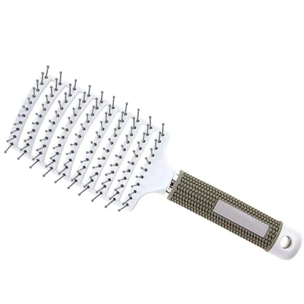 

Big Curved Comb Anti-Static Air Cushion Massage Bristle Comb Blow Dry Brush Hot Selling Market Trend