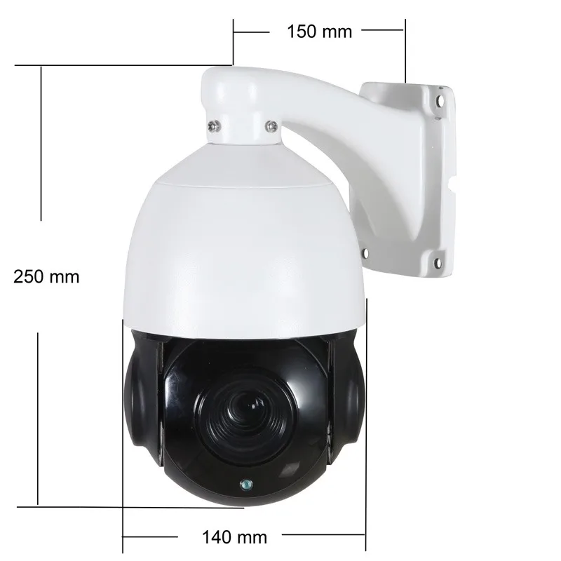 Outdoor 48v POE PTZ ip camera h.264/265 8MP 5MP 4MP speed dome Network onvif-compatible POE ip ptz camera 30x zoom with 60m IR 4