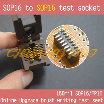 

150mil SOP16 to SOP16 test socket FP-16--1.27-05 socket