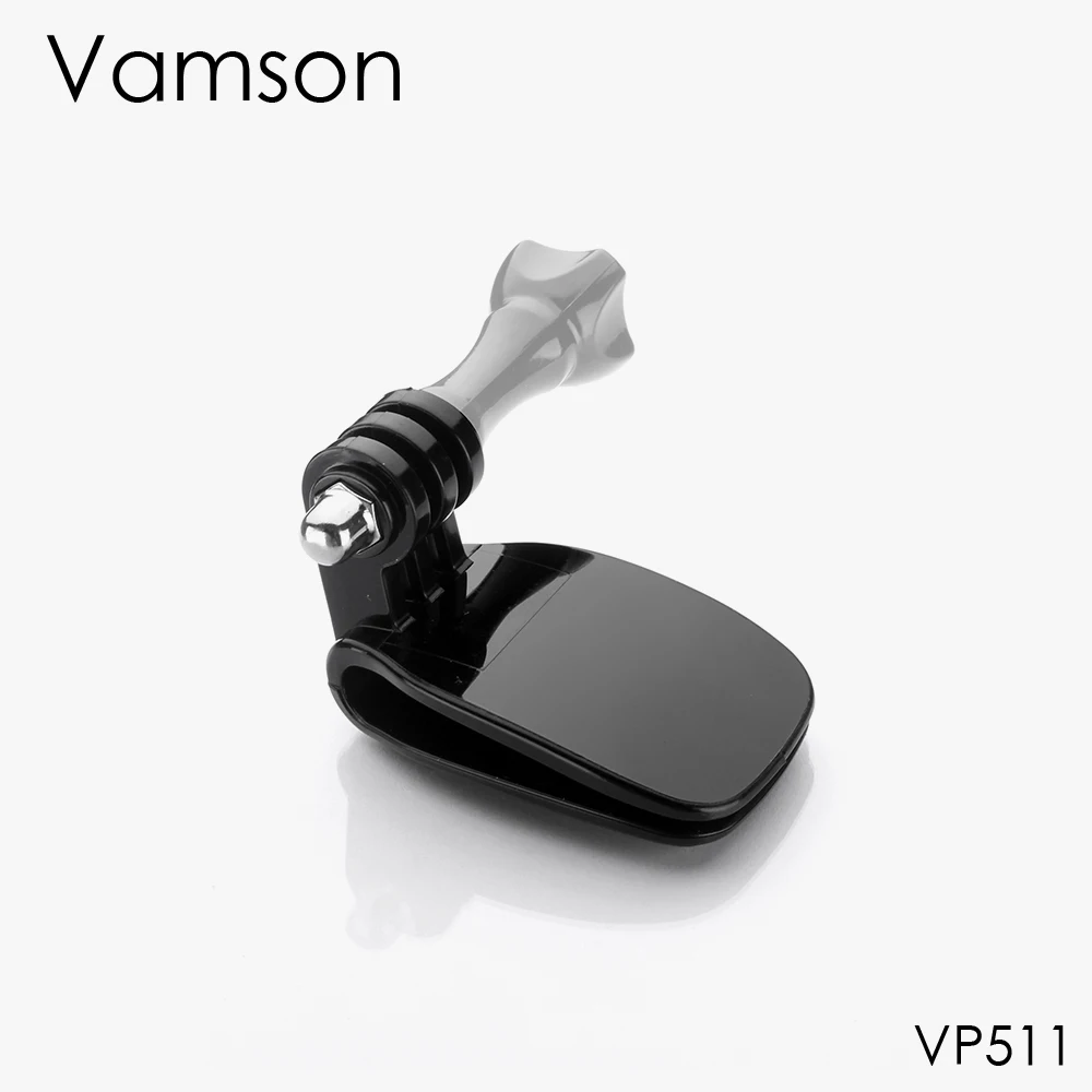 

Vamson for Gopro Hero 7 6 5 4 3+ 2 1 Camera Accessories Travel Head Cap with Quick Backpack Clip for Millet for SJCAM VP511