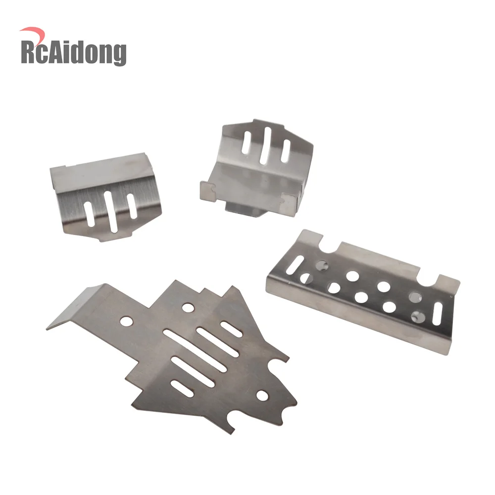 

RC Axle Armor/Chassis Armor/ Protection Skid Plate Set for 1/10 RC Crawler Traxxas Trx4 TRX-4 Upgrade Accessories
