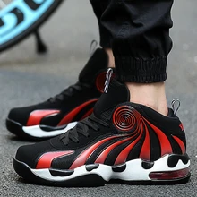 Баскетбольная обувь для мужчин, кожаный баскетбольный кроссовки со шнуровкой, мужские высокие спортивные кроссовки, брендовая обувь, баскетбольные ботинки