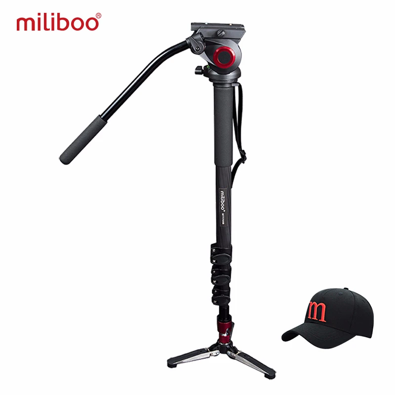 Miliboo MTT705B Портативный штатив из углеродного волокна и монопод для профессиональной камеры видеокамеры/видео/DSLR стенд, половина цены Manfrotto