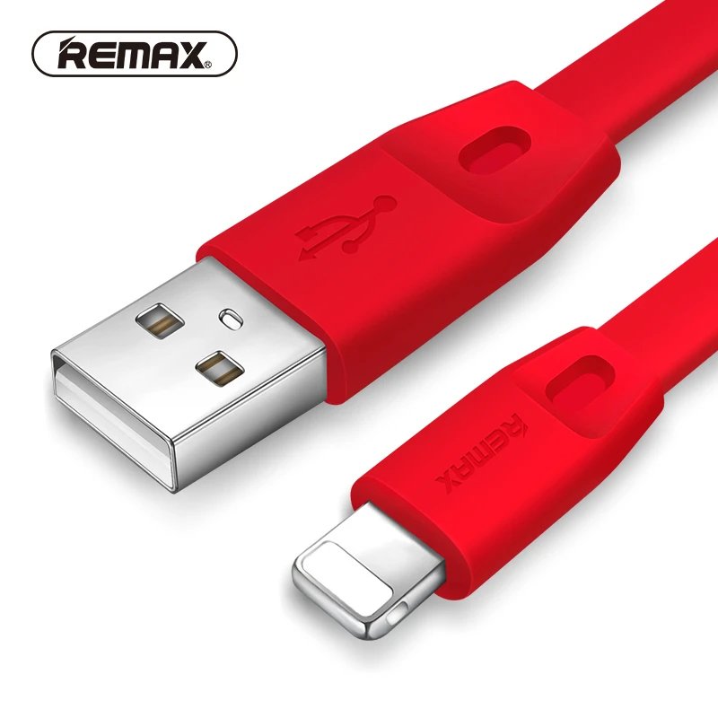 Remax 1m 2m Fast Charging USB Data Sync Cable For iPhone 6 5S 6S 7 8
Plus X XR XS Max Flat USB Charger Cable for iPad mini 2 Air