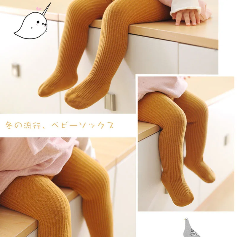 Baby Girls Kids Children Pantyhose autumn New style 0-6 Years Old Cotton girls Tights Stockings