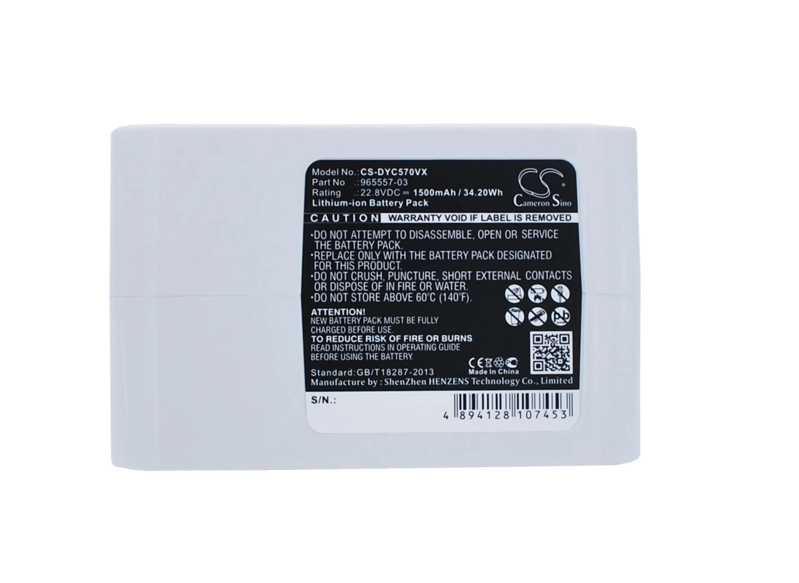 

Cameron Sino For Dyson DC35 Multi floor,DC56,DC57 Vacuum Battery Li-ion High Capacity