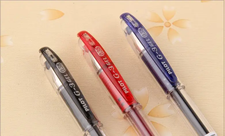 PILOT G-3 Gel Pen G3 Gel Ink Pen Financial Pen 0.38 mm Gel Pen 0.5 mm Japan 6
