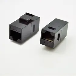 Gigabit RJ45 Cat.6 inline Женский адаптер переходник-неэкранированная адаптер для пустой патч-панели