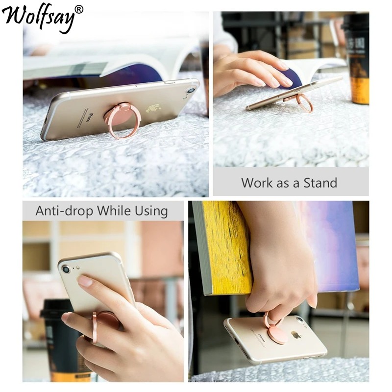 

Phone Holder Smartphone Finger Buckle Ring Mobile Phone Accessories Bracket Phone Holder Stand Redmi K20 Pro Note 7 7A Universal